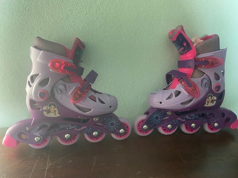 Patins em linha série violeta
