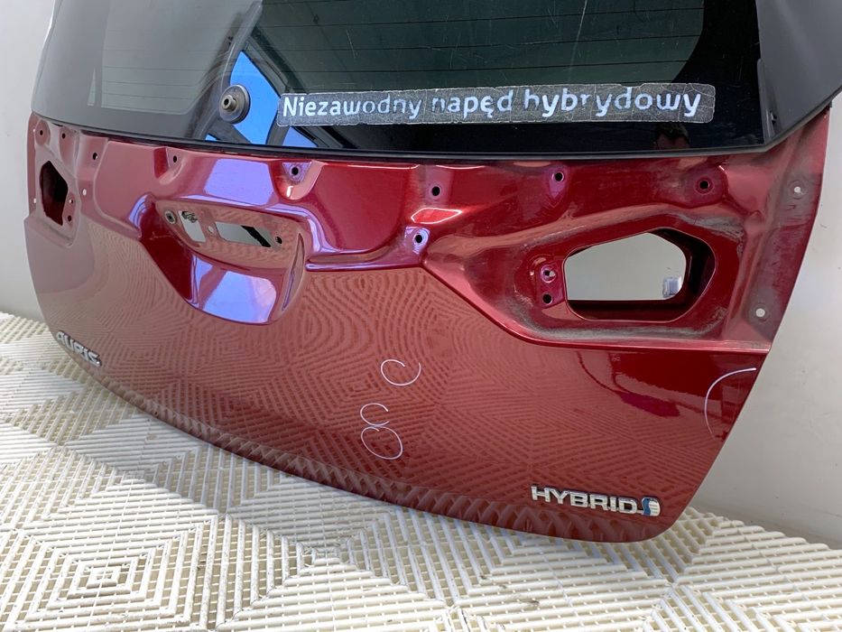 KLAPA TYŁ TOYOTA AURIS II Hatchback 12-18 Ruby Flare Pearl