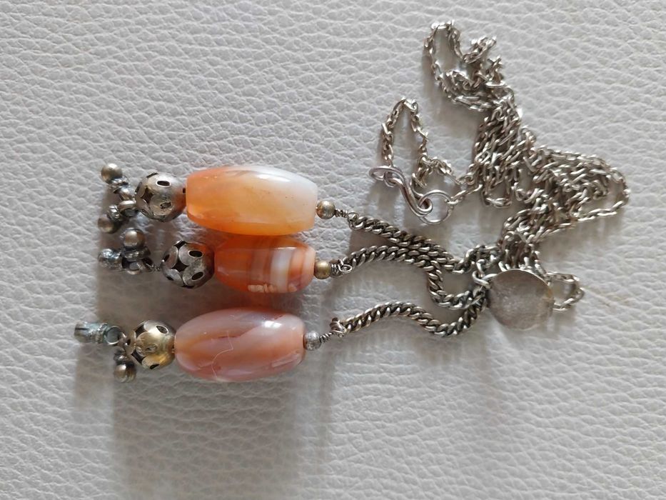 Антикварні буси. Цепочка . Сердолік.