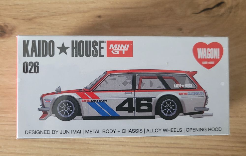 Mini GT Kaido House 026 Bre Datsun 510 Wagon By Jun Imai