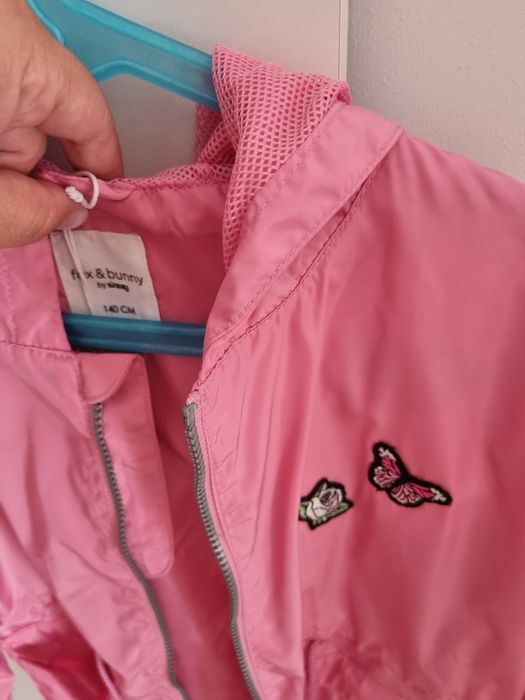 Kurtka Sinsay 140 nowa różowa