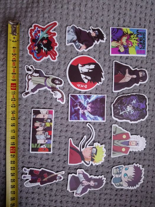 Naklejki naruto 14szt