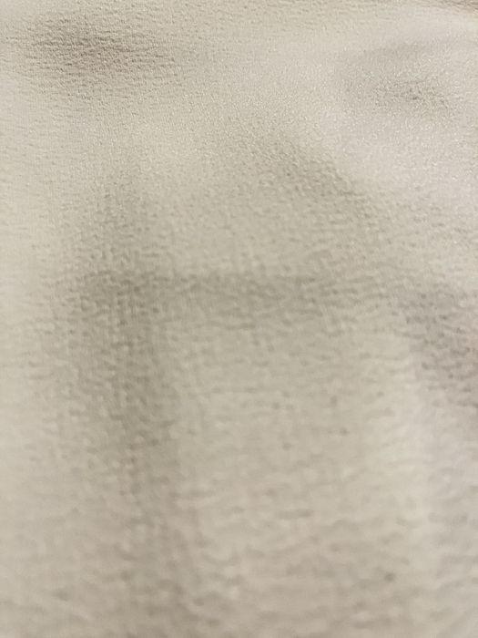 Blusa fina tecido tipo chifon beje claro, tam  40