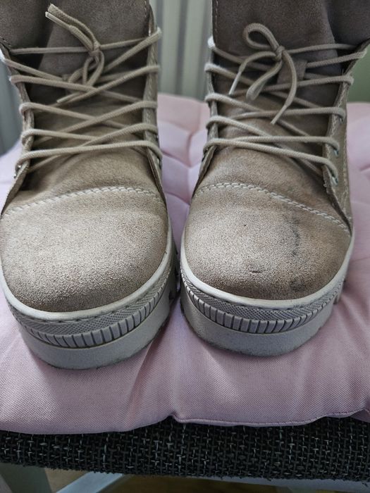 Buty botki skórzane skóra Kati Comfort 40