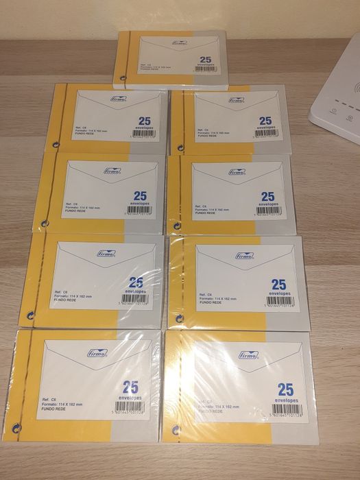 Conjunto de envelopes novos firmo.