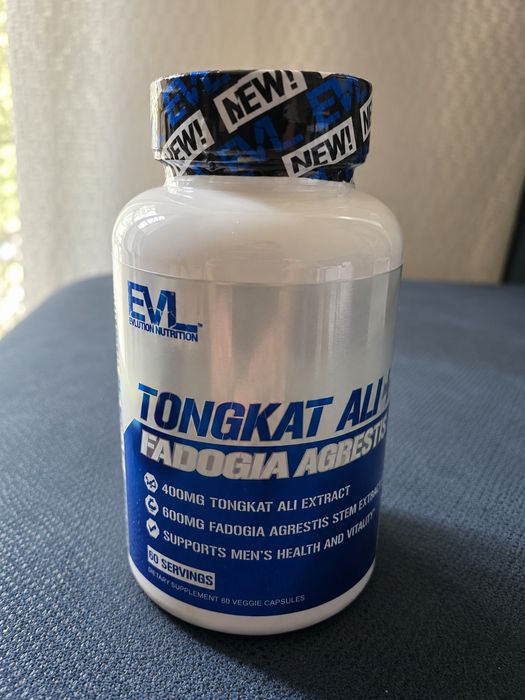 EVLution Nutrition Tongkat Ali + Fadogia Agrestis 60 kaps. – 400 mg Tongkat + 600 mg Fadogia – 30 porcji – NOWY
