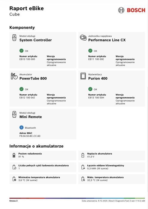 Raty 0% 12m-cy gw. CUBE (XL) ONE44 AT 800Wh 30km POWYSTAWOWY 29" [435]