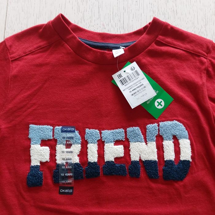 Nowa bluzka Okaidi czerwona bluzka rozm. 140