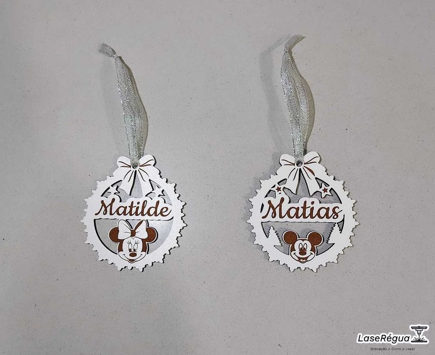 +20 ficheiros DXF bolas para árvore de Natal - Laser CNC -Vários nomes