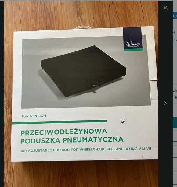 Poduszka pneumatyczna przeciwodleżynowa