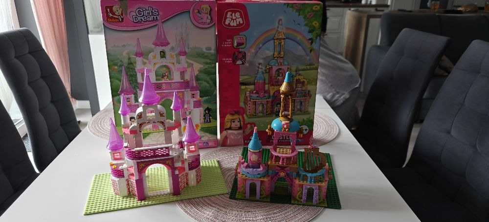 2x Zamek księżniczki Elefun i Sluban