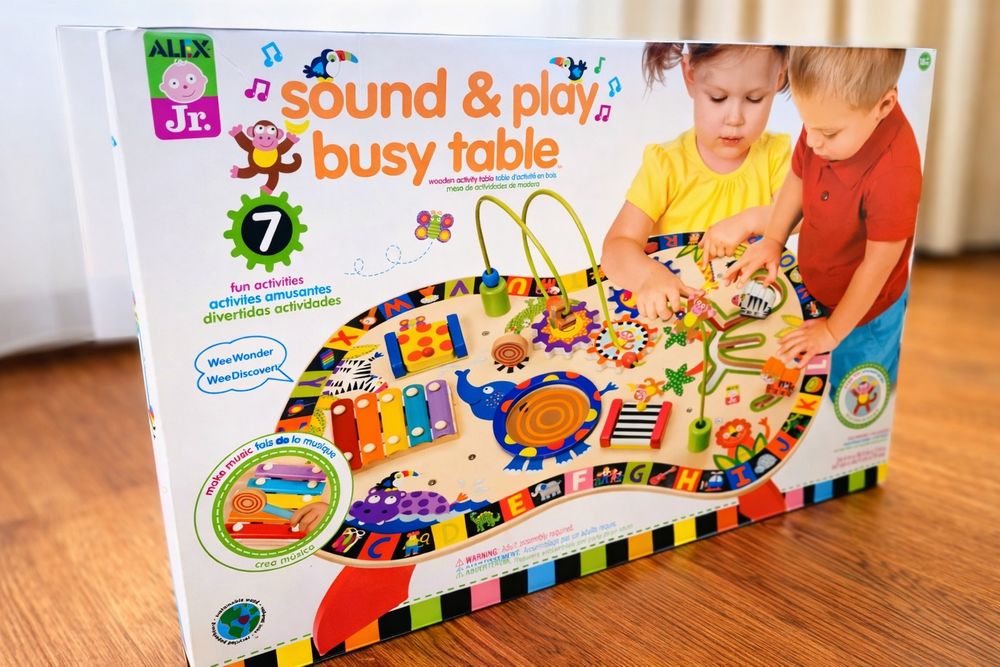 Розвиваючий музичний столик Alex jr sound and play busy table