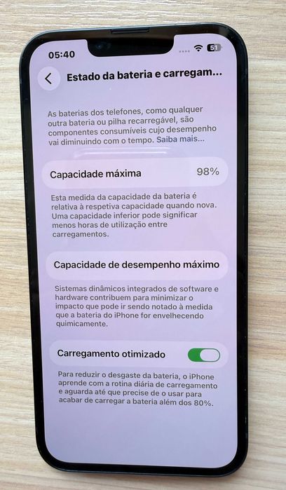 IPHONE 13 - 128Gb MidNight c/Novo c/Bateria 98%