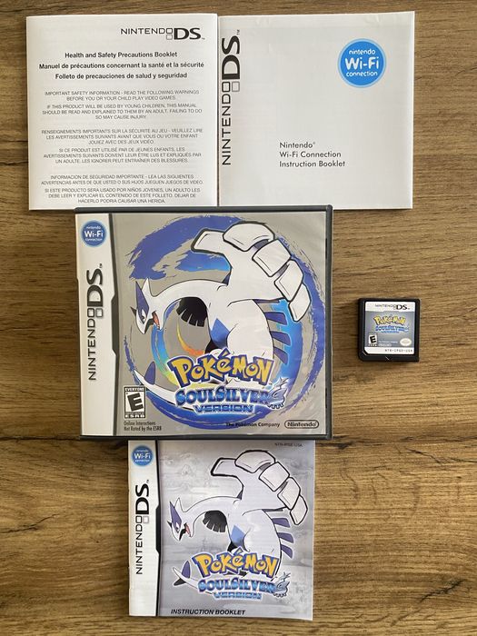 Pokémon Nintendo DS Coleção! Pokémon Platinum, Pokémon HeartGold & Pokémon SoulSilver! Com capa, manual e jogo.