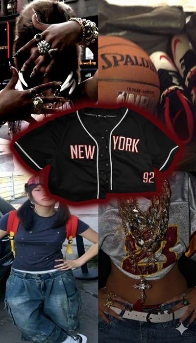 Кофтинка NEW YORK, чорного кольору в баскетбольному стилі/BADDIE