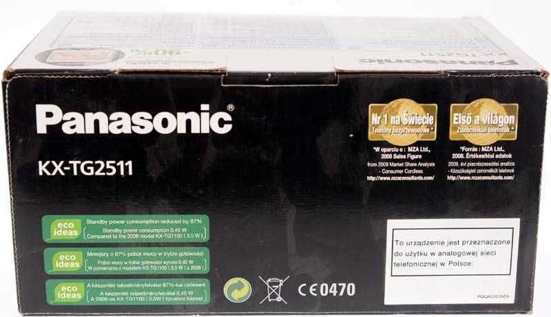 Telefon cyfrowy bezprzewodowy Panasonic KX-TG2511