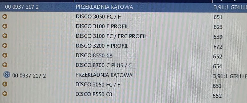 Przekładnia kątowa CLAAS Disco