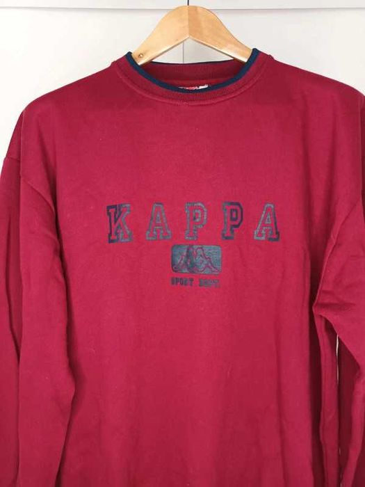 Bordowa bluza męska Kappa Rozmiar L