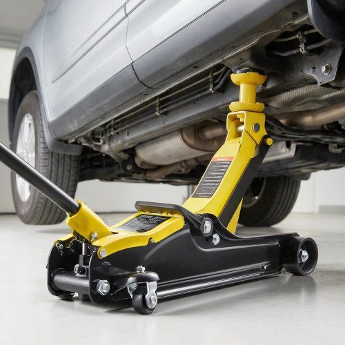 Podnośnik hydrauliczny VEVOR 2.5T niskoprofilowy stalowy Z pompą