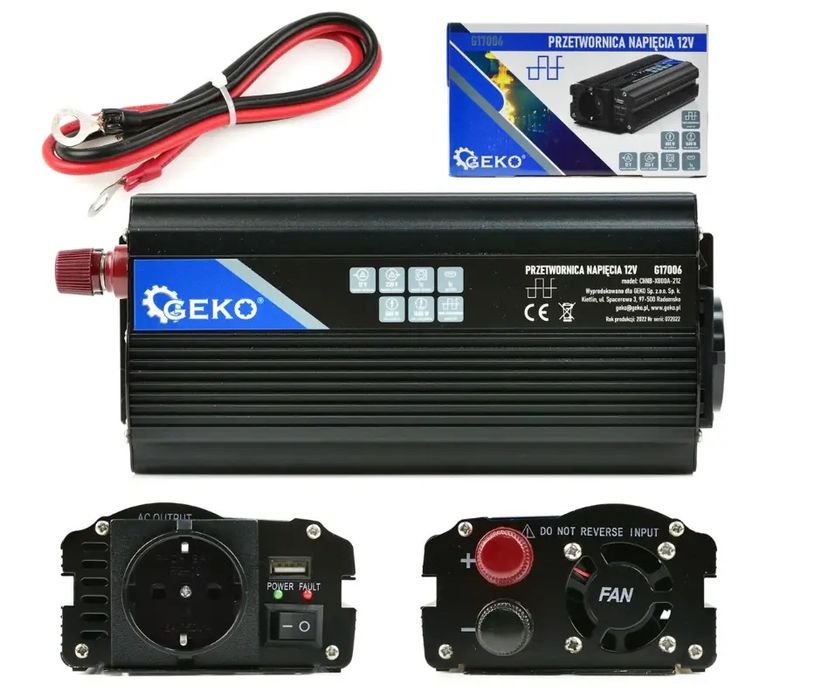 Інвертор GEKO 12V/230V (350/700W) G17002
