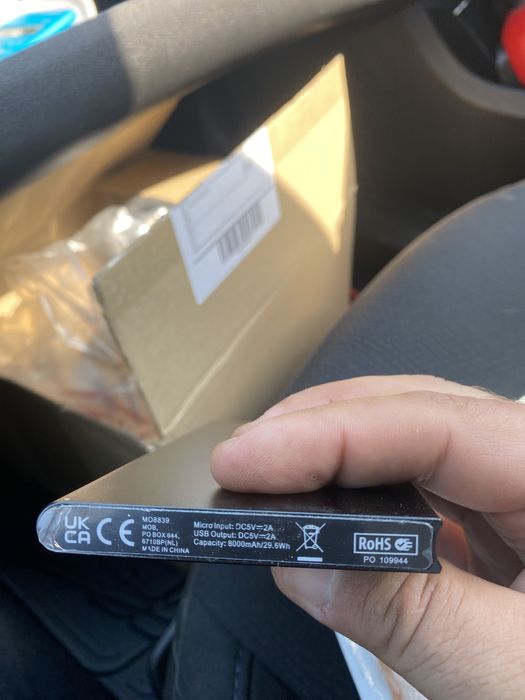 Powerbank czarny nowy