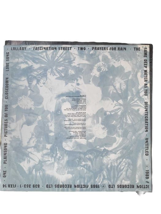 Discos de vinil - The Cure - Disintegration