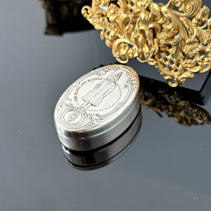 Srebrna szkatułka lustrzanka okolicznościowa - srebro próby 925