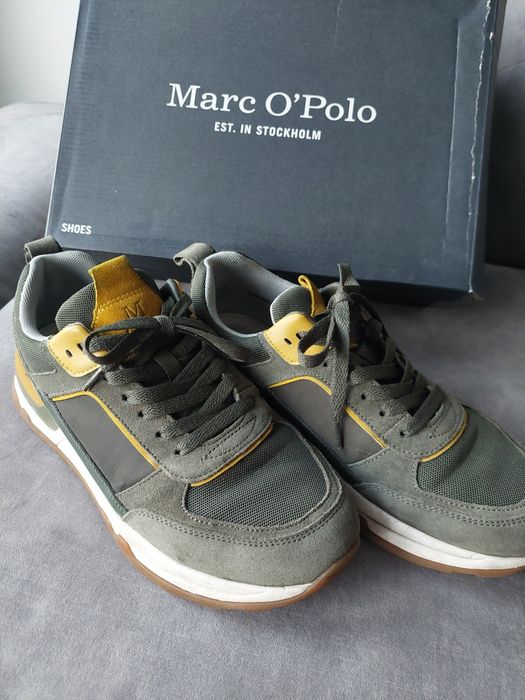 Sneakersy niskie męskie r.42 Marc O'Polo adidasy khaki