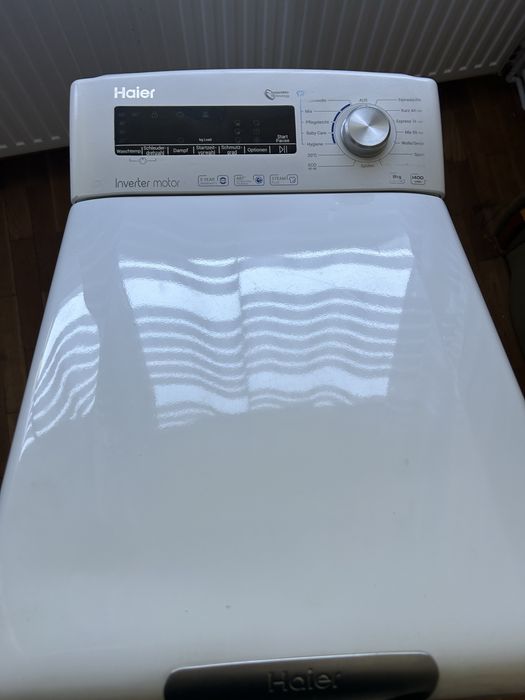 Haier — sprawna pralka, wszystko działa bardzo dobrze