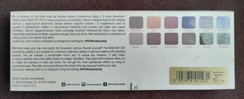 Paleta cieni Hean Make my Day