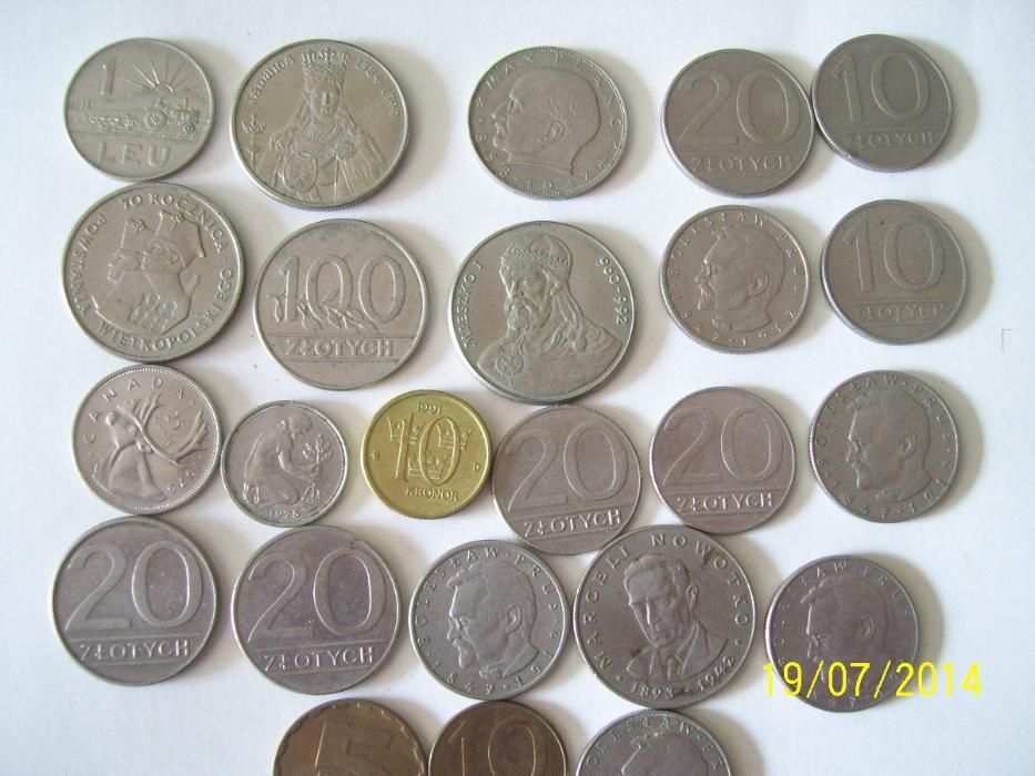 monety stare polskie PRL.
