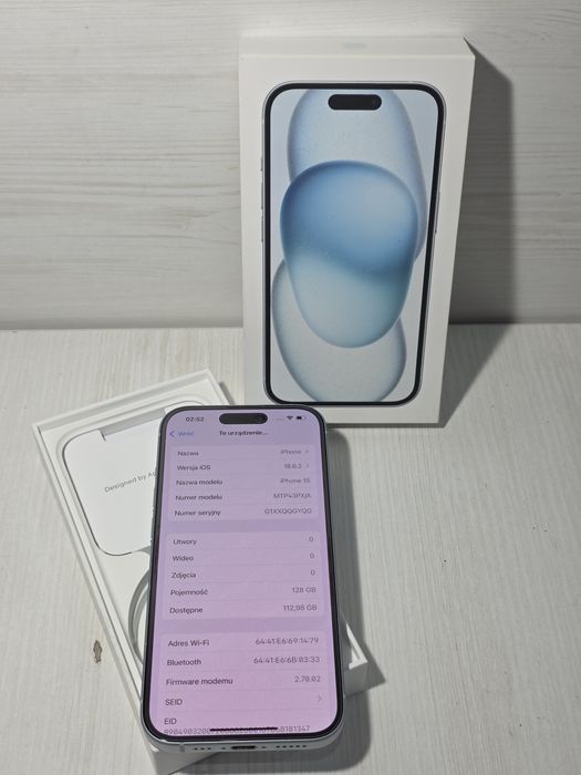 iPhone 15 128GB Blue