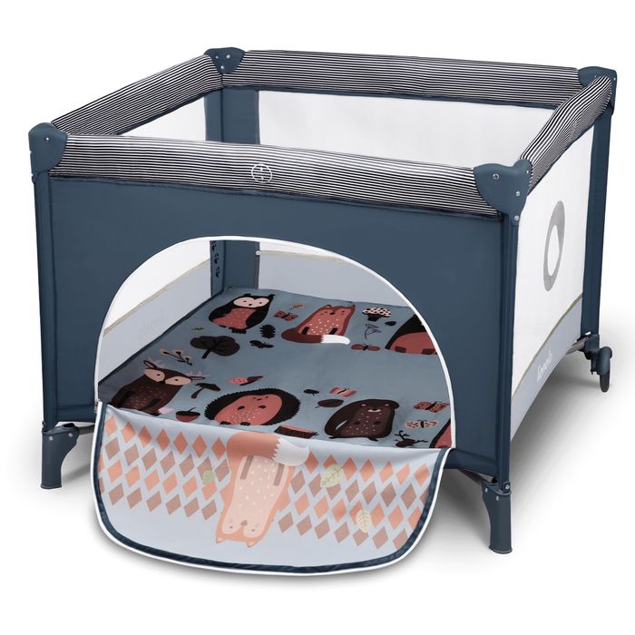 Манеж Lionelo LENE BLUE NAVY