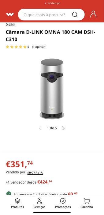 Câmara Vigilância D-Link OMNA 180