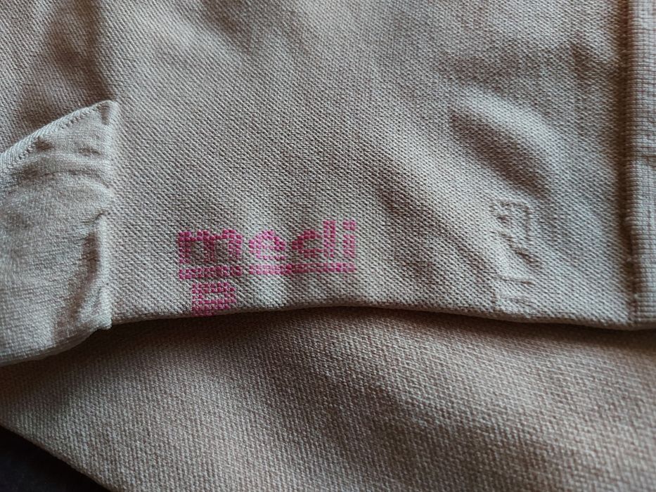 Beżowa podkolanówka uciskowa bez palców Mediven forte CCL2