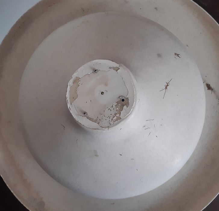 Grande Bacia Lavatório Vaso Floreira Plástico Imitar Mármore