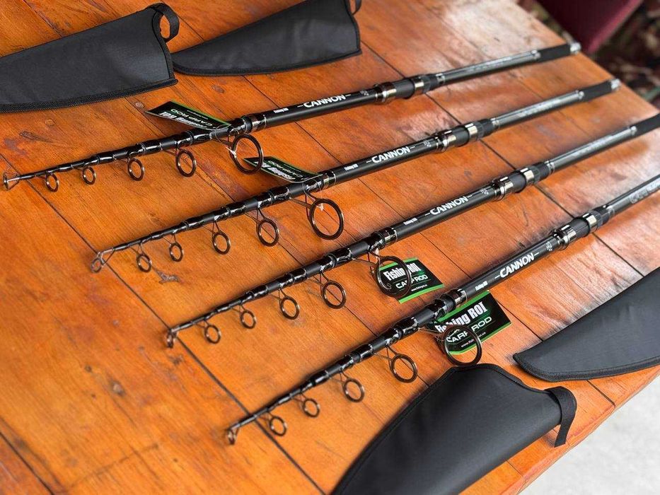 Телескопичное карповое удилище Tele Carp CANNON FR 3.6-3.9 м 3.5lbs
