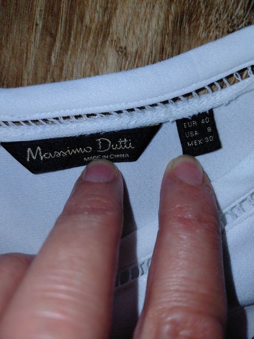 Bluzka z wiskozy Massimo Dutti