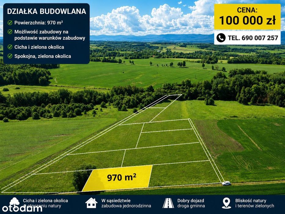 Działka w Krzewiu Wielkim