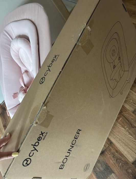 Leżaczek Cybex Lemo Bouncer Pearl Pink