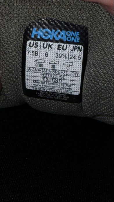 Кросівки жіночі для хайкінгу Hoka Anacapa Low ( 24,5 см) Нові! Оригінал!