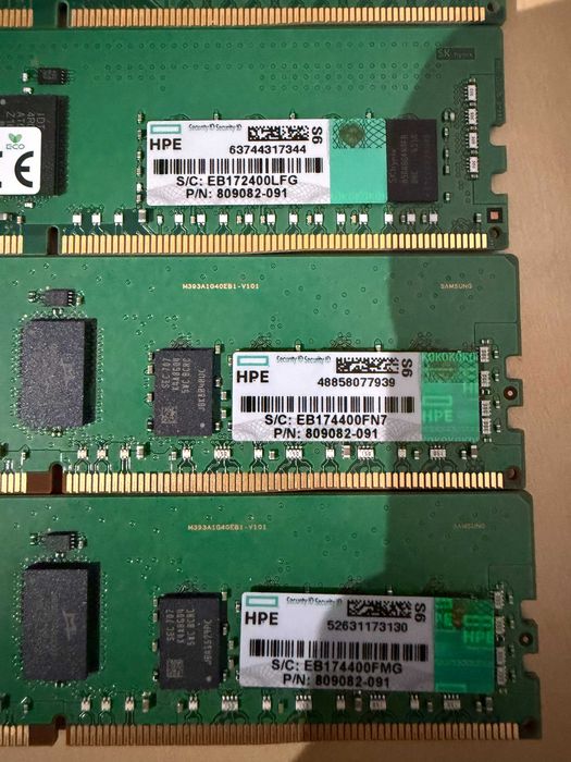 3 x 16GB DDR4-2400T memory module 1 x 16 GB 2400 MHz ECC pc/server