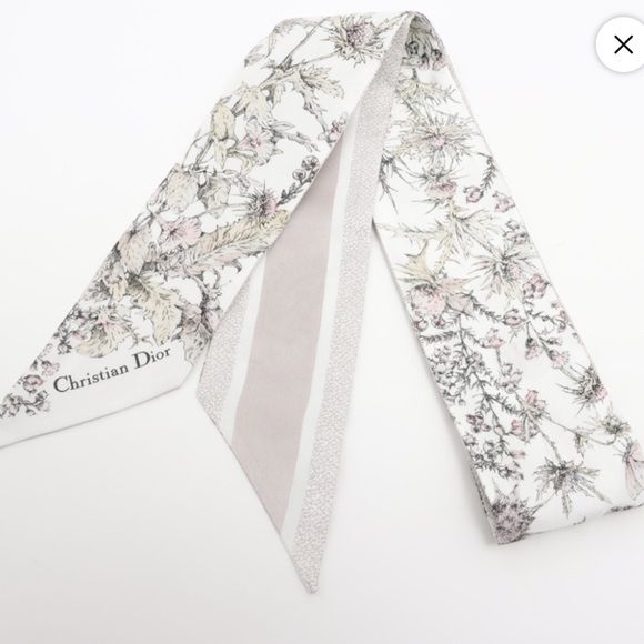 Шёлковый Бандо Dior оригинал Аксесуар двусторонний