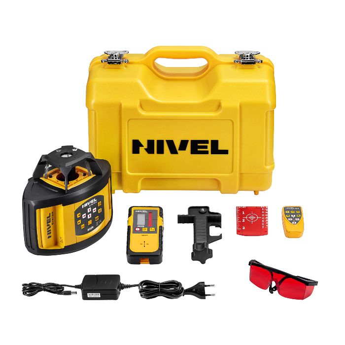 Niwelator laserowy rotacyjny NL520R Digital  + łata + statyw SJJ1