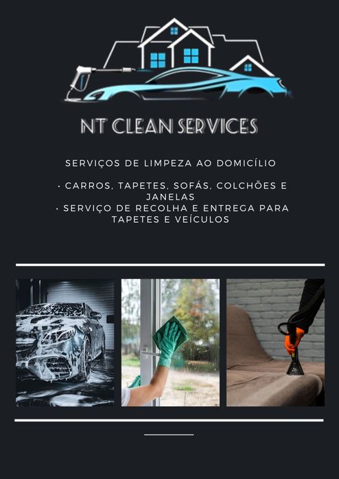 Limpeza profissional de Carros, Tapetes, Sofas e mais-NT clean service