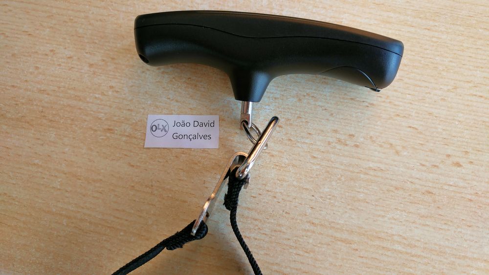 Balança digital portátil mão c/ gancho para bagagem, viagem, animais