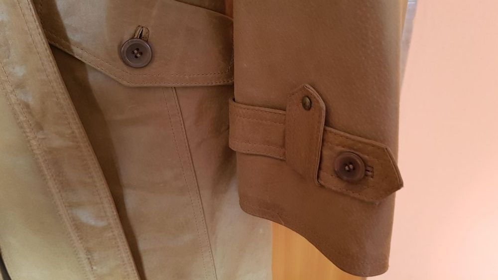 Damski Skórzany płaszcz