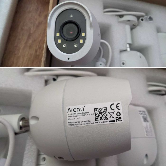 Система видеонаблюдения ARENTI AIK8-810B4 NVR 2TB 4 камеры 8MP 4К