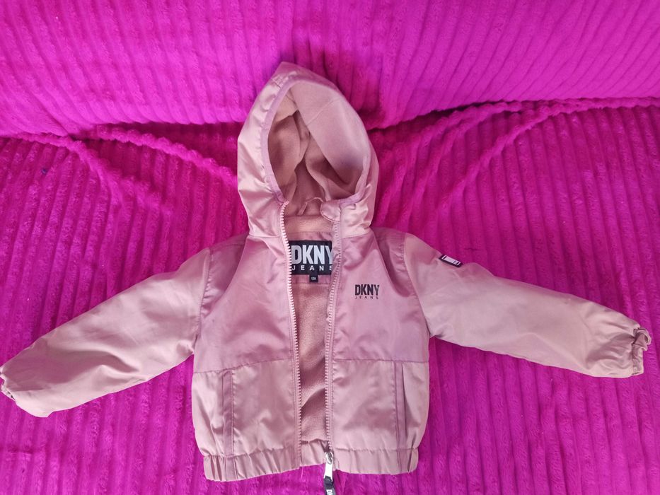 Kurtka ocieplana DKNY i szlafrok