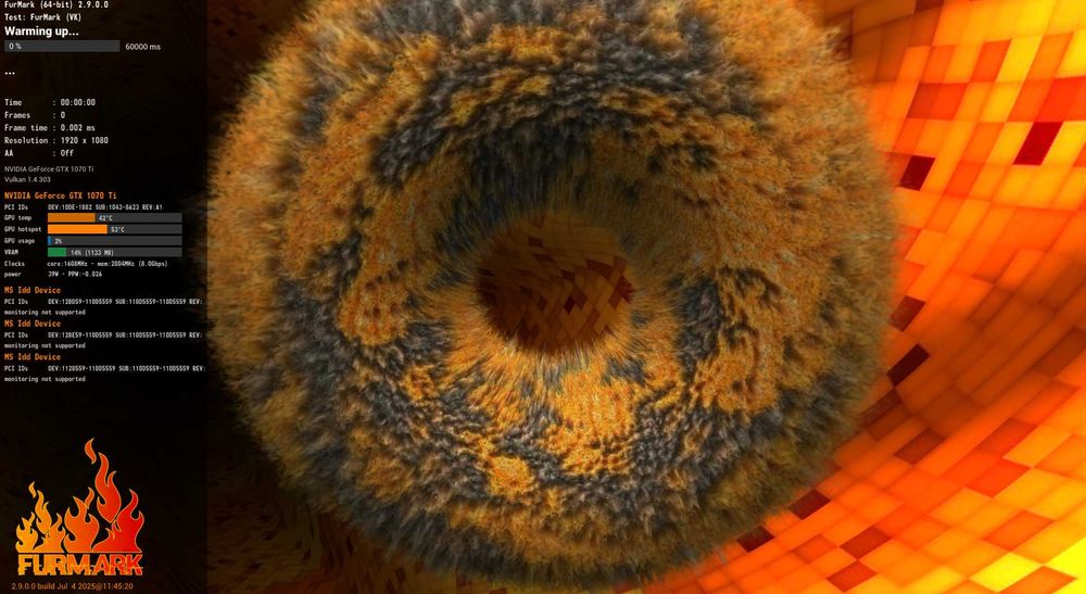 Відеокарта Asus GeForce GTX 1070 Ti Cerberus 8GB нові  кулера